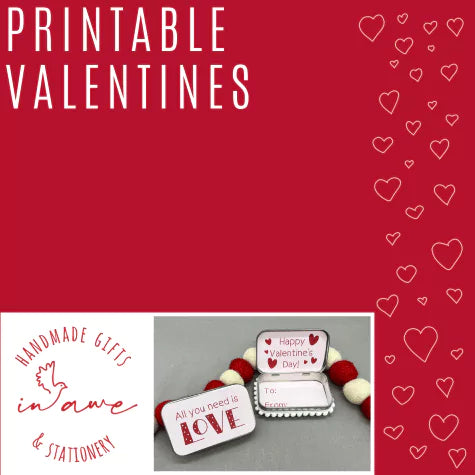Quick + Easy Valentine's Day Printable Crafts for Kids That Are Simple + Fun