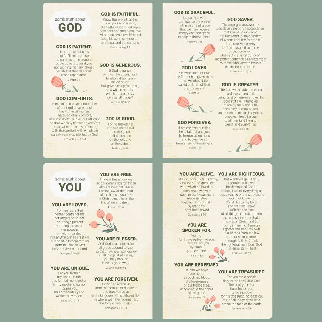 Christian Teen Girl Books - Personalized Cover with 40+ Bible Verses - inAWE Handmade Gifts, Personalized Gifts, Spiritual Gifts