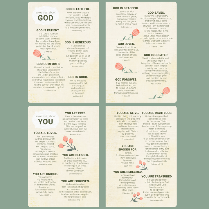 Christian Teen Girl Books - Personalized Cover with 40+ Bible Verses - inAWE Handmade Gifts, Personalized Gifts, Spiritual Gifts