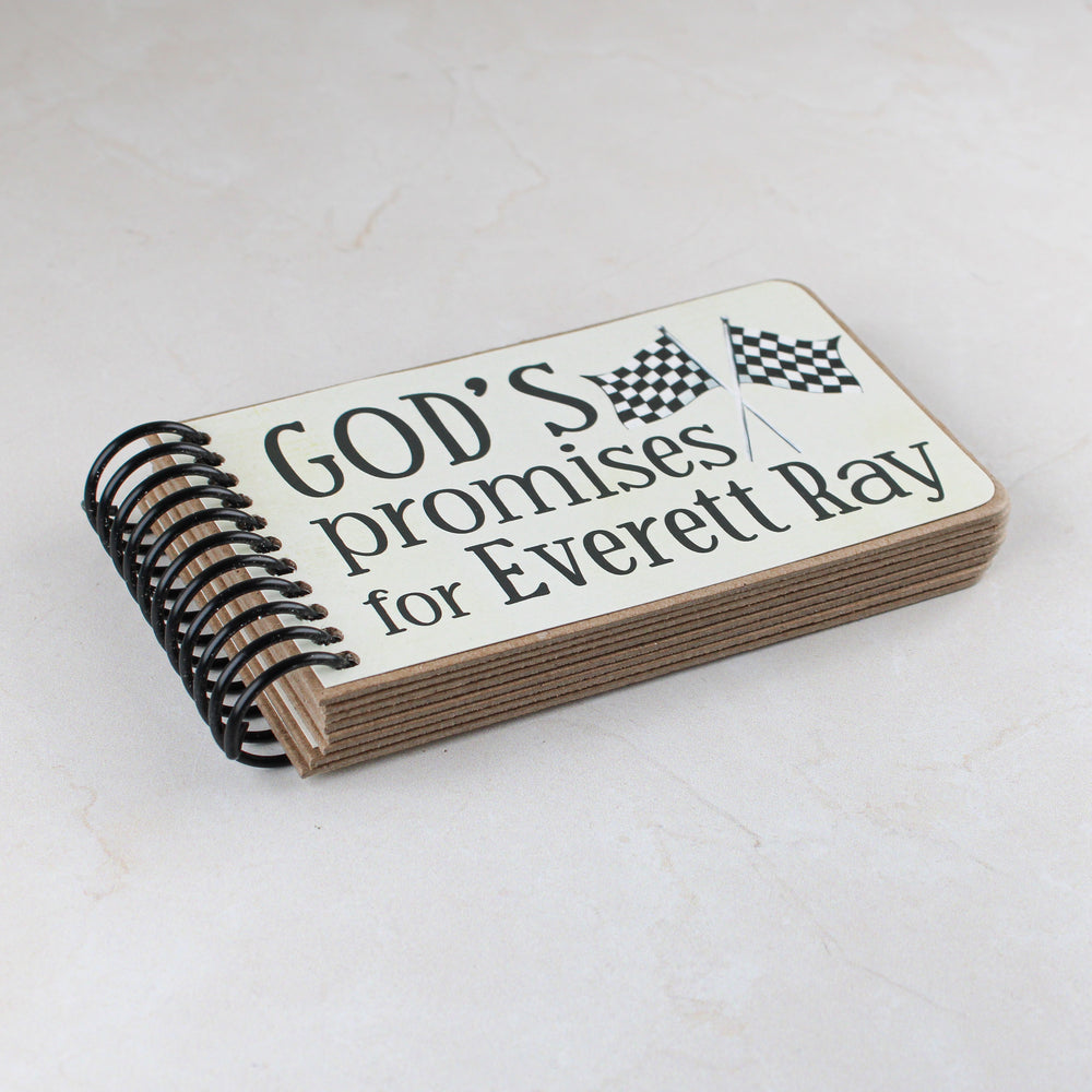 Race Car Christian Book for Kids – 7 Promises of God with Bible Verses - inAWE Handmade Gifts, Personalized Gifts, Spiritual Gifts