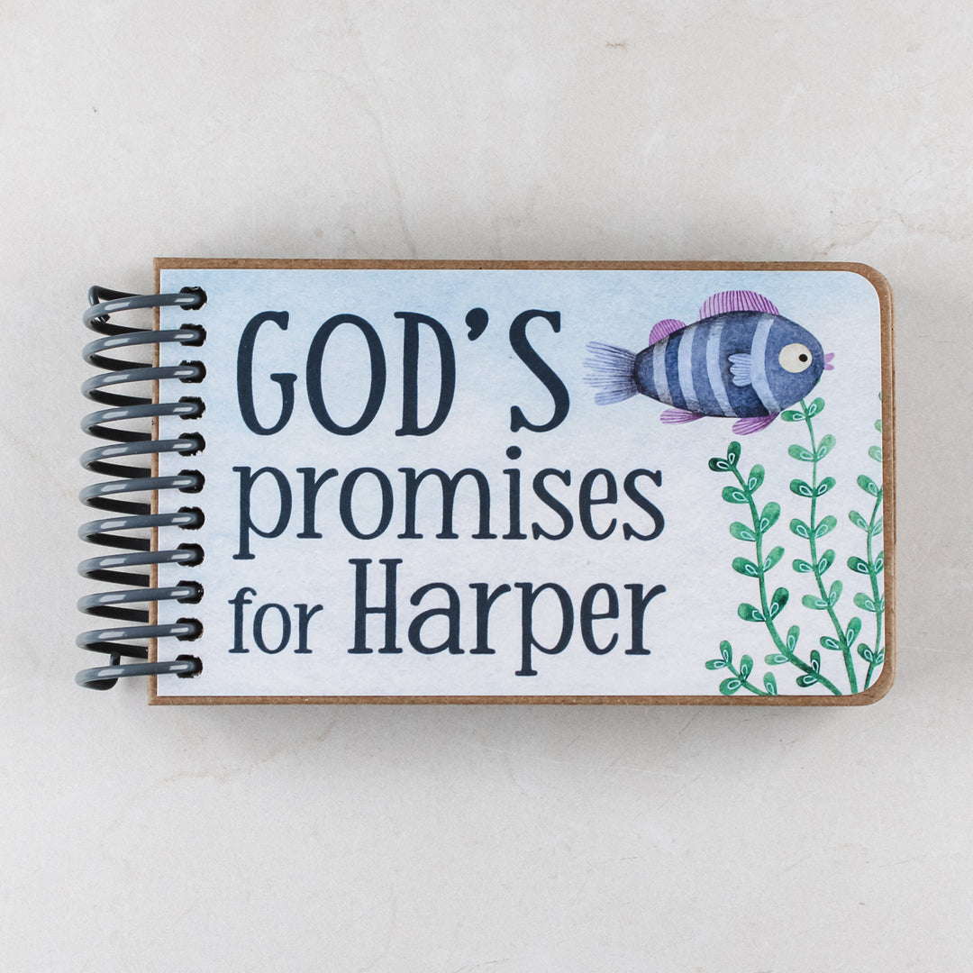 Personalized God's Promises Book - Under the Sea Theme - First Birthday Gift for Kids - inAWE Handmade Gifts, Personalized Gifts, Spiritual Gifts