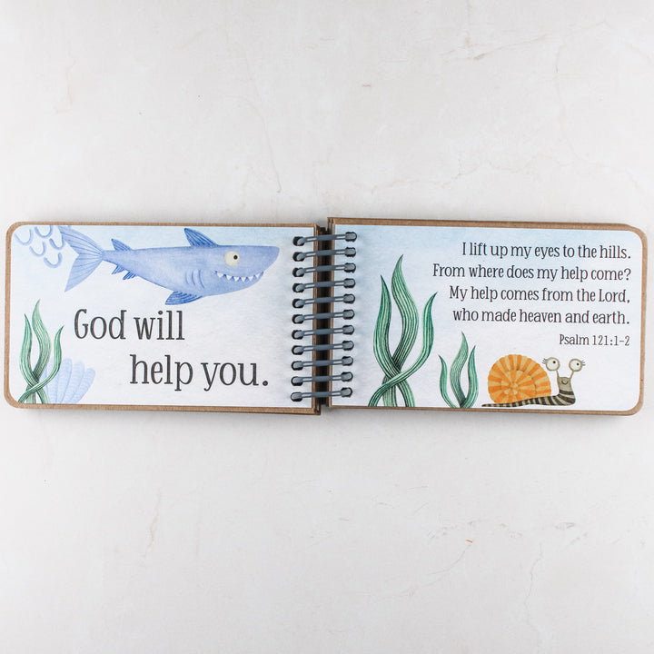 Personalized God's Promises Book - Under the Sea Theme - First Birthday Gift for Kids - inAWE Handmade Gifts, Personalized Gifts, Spiritual Gifts