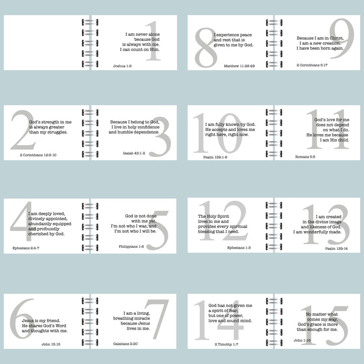 Personalized Christian Affirmation Book π Stocking Stuffer Ideas for Christian Teenagers - inAWE Handmade Gifts, Personalized Gifts, Spiritual Gifts