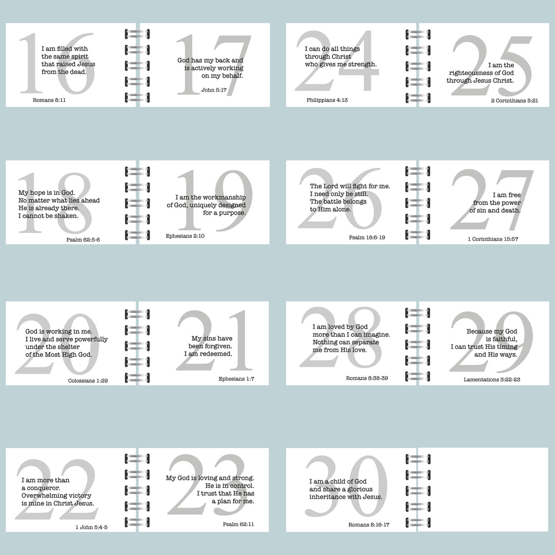 Personalized Christian Affirmation Book π Stocking Stuffer Ideas for Christian Teenagers - inAWE Handmade Gifts, Personalized Gifts, Spiritual Gifts