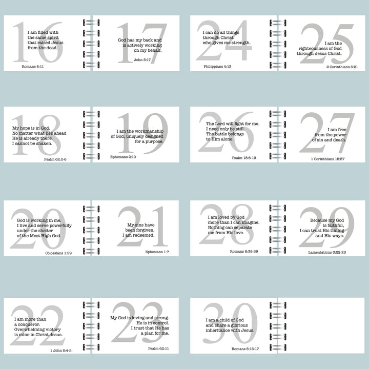 Personalized Christian Affirmation Book π Stocking Stuffer Ideas for Christian Teenagers - inAWE Handmade Gifts, Personalized Gifts, Spiritual Gifts