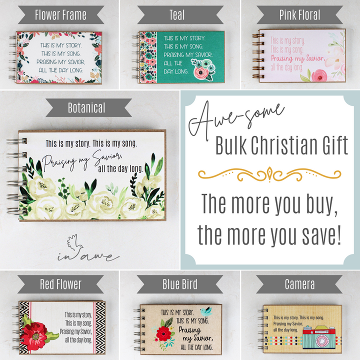 Peaks, Pits, Praises & Prayers Journal ✨ Bulk Christmas Gifts for Christians - inAWE Handmade Gifts, Personalized Gifts, Spiritual Gifts