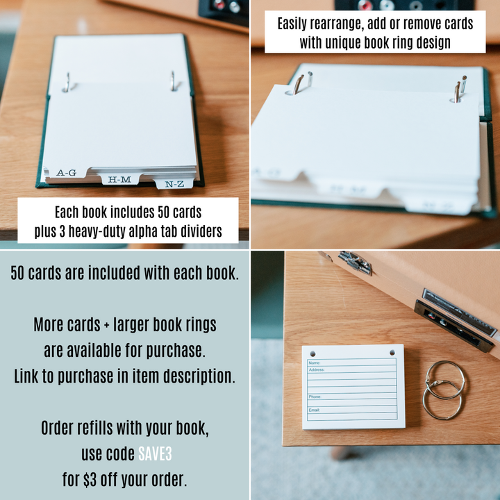 Personalized Address Book π Perfect Christmas Gift Idea for Elderly Parents - inAWE Handmade Gifts, Personalized Gifts, Spiritual Gifts