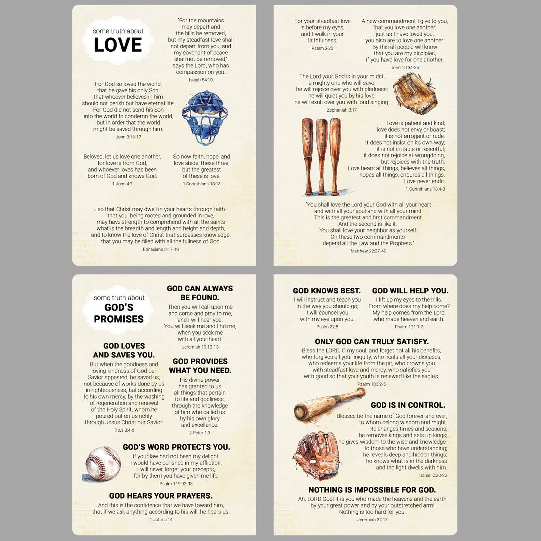 Christian Books for Teens - Baseball Gifts for Boys - Personalized Book - inAWE Handmade Gifts, Personalized Gifts, Spiritual Gifts