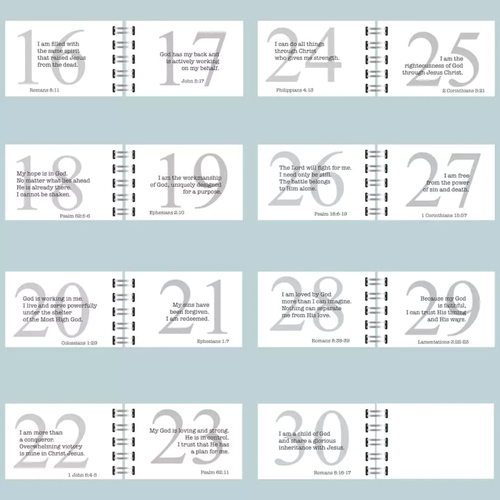 Truth Tin - White Marble Floral - inAWE Handmade Gifts, Personalized Gifts, Spiritual Gifts