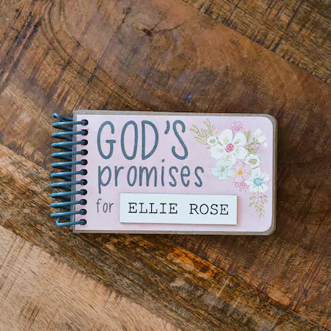 God's Promises Pink Board Book - 1st Birthday Gift - inAWE Handmade Gifts, Personalized Gifts, Spiritual Gifts 