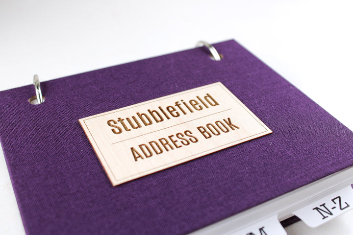 Personalized Address Book π Perfect Christmas Gift Idea for Elderly Parents - inAWE Handmade Gifts, Personalized Gifts, Spiritual Gifts