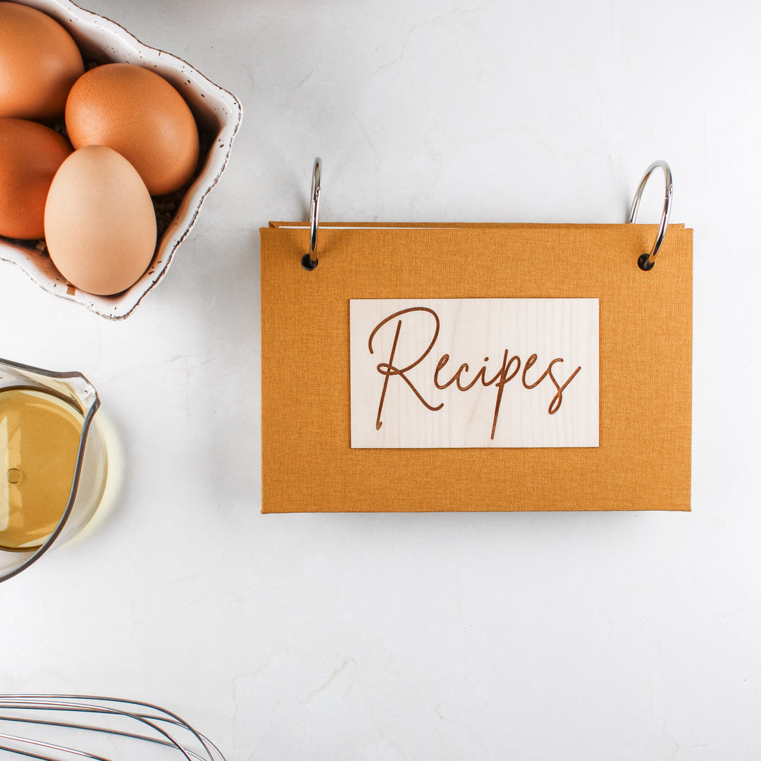 Handcrafted Recipe Binders by inAWE Handmade - inAWE Handmade Gifts, Personalized Gifts, Spiritual Gifts