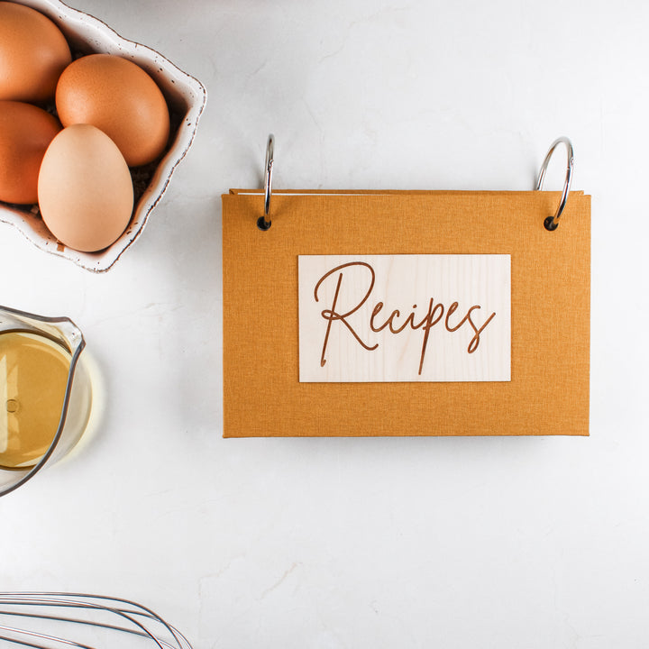 Handcrafted Recipe Binders by inAWE Handmade - inAWE Handmade Gifts, Personalized Gifts, Spiritual Gifts