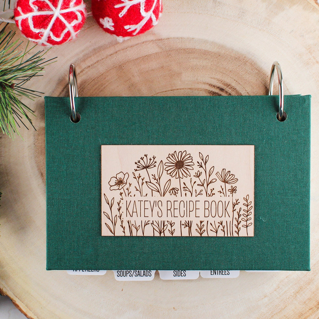 Personalized Recipe Book π Thoughtful Christmas Gift for Grandma - inAWE Handmade Gifts, Personalized Gifts, Spiritual Gifts