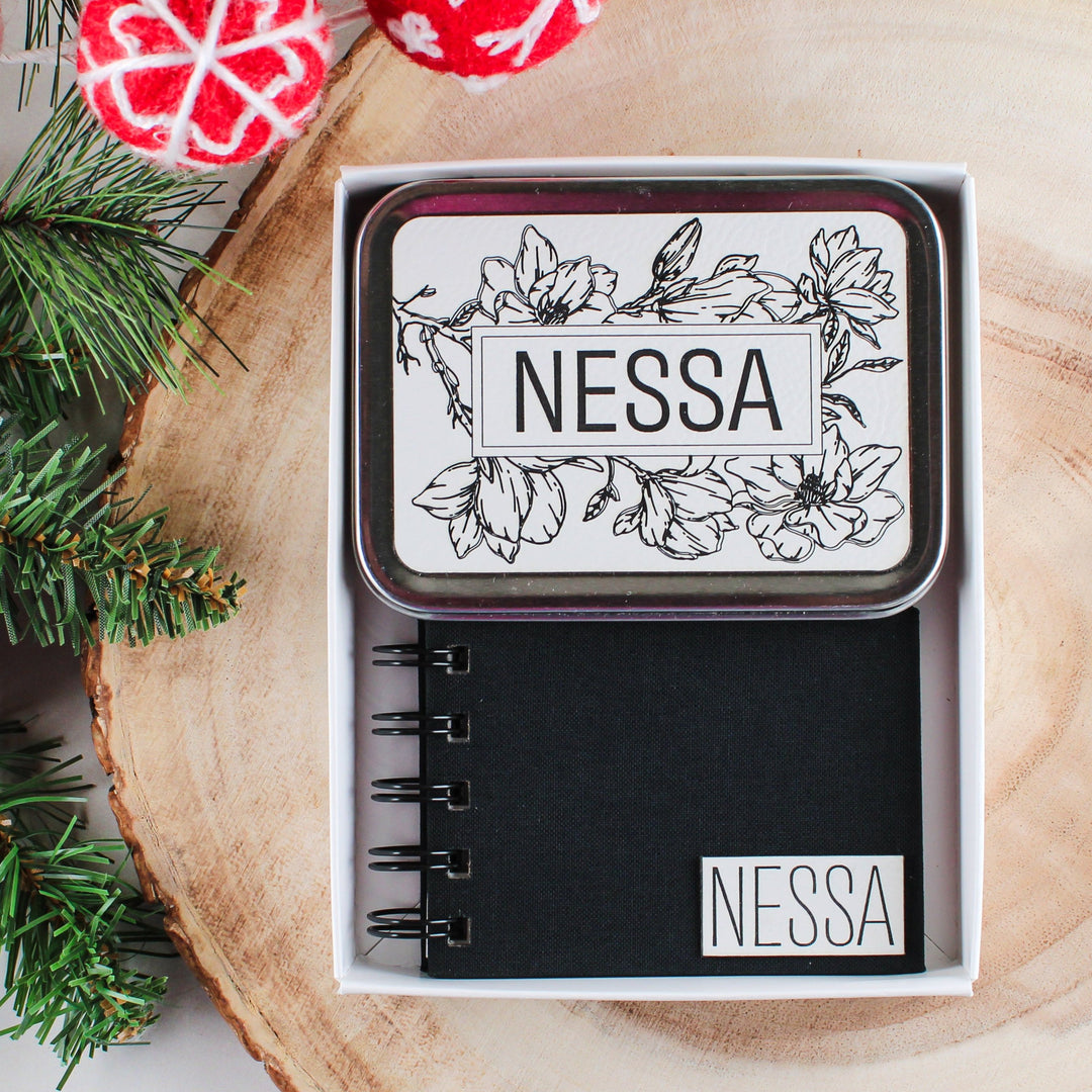 Christian Couple Gifts for Christmas - Personalized Prayer Book + Keepsake Tin - inAWE Handmade Gifts, Personalized Gifts, Spiritual Gifts
