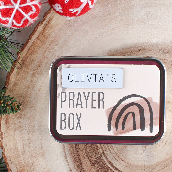 Personalized Prayer Box π Christmas Gift for Christian Teen - inAWE Handmade Gifts, Personalized Gifts, Spiritual Gifts
