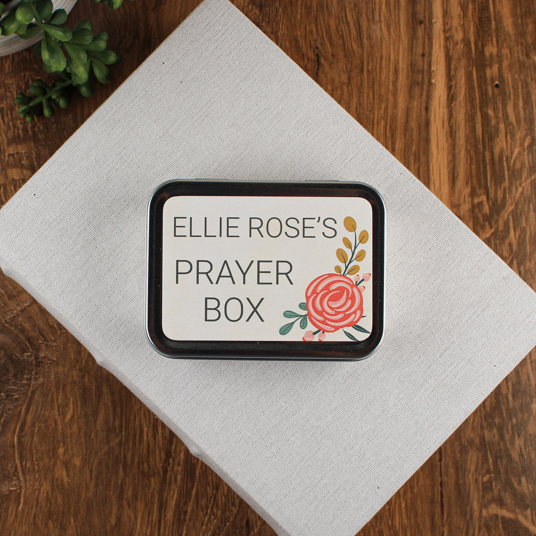 Unique Christian Gift - Personalized Prayer Box - inAWE Handmade Gifts, Personalized Gifts, Spiritual Gifts