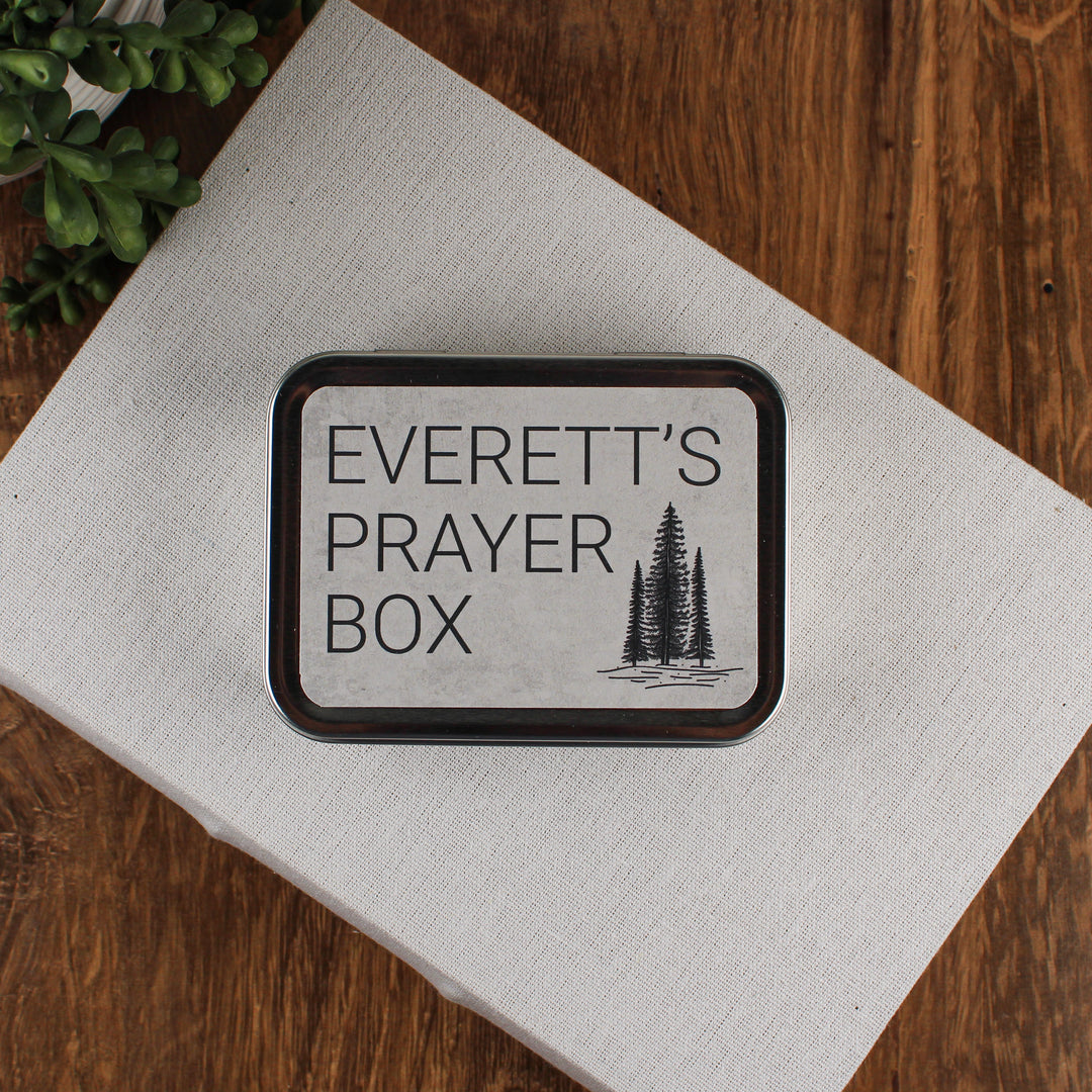 Handmade Christian Gift - Personalized Prayer Tin - inAWE Handmade Gifts, Personalized Gifts, Spiritual Gifts