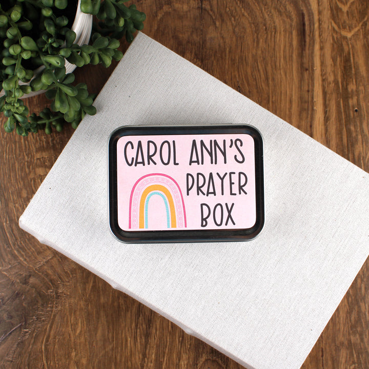 Gift for Spiritual People - Personalized Prayer Box - inAWE Handmade Gifts, Personalized Gifts, Spiritual Gifts