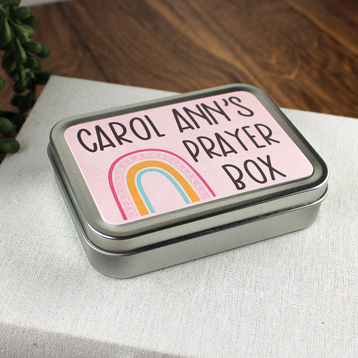 Gift for Spiritual People - Personalized Prayer Box - inAWE Handmade Gifts, Personalized Gifts, Spiritual Gifts