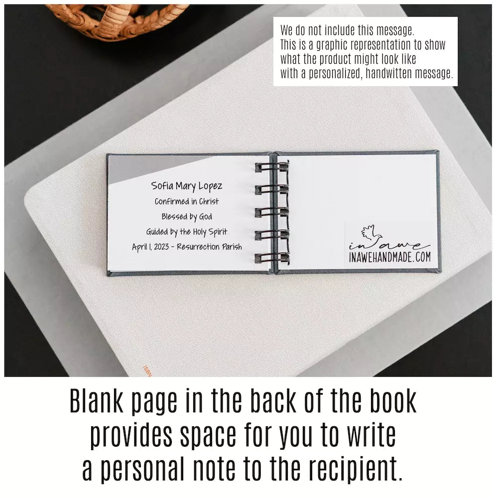 Prayer Book - Confirmation Gift for Girls - inAWE Handmade Gifts, Personalized Gifts, Spiritual Gifts