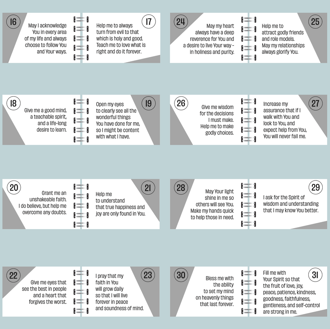 Handmade Prayer Book  π Thoughtful Christmas Gift for Christian Teenagers - inAWE Handmade Gifts, Personalized Gifts, Spiritual Gifts