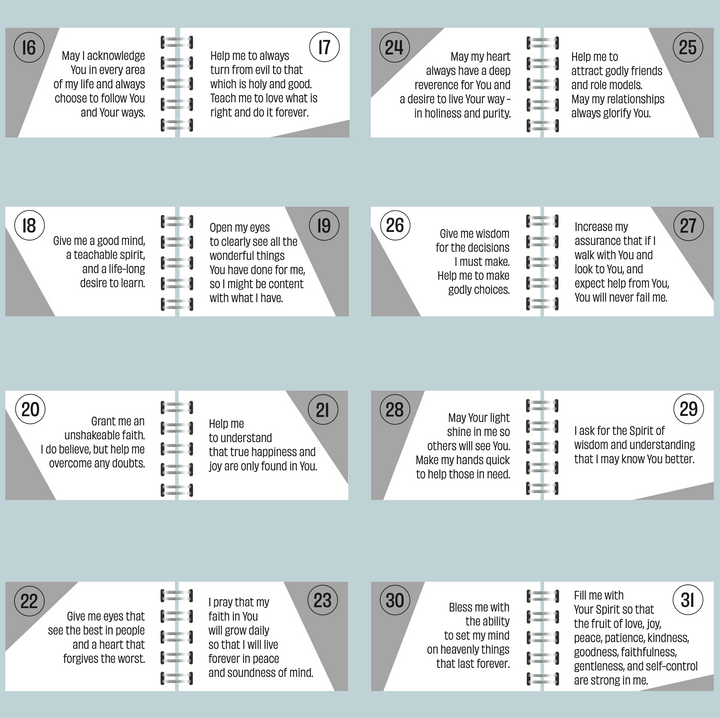 Handmade Prayer Book  π Thoughtful Christmas Gift for Christian Teenagers - inAWE Handmade Gifts, Personalized Gifts, Spiritual Gifts