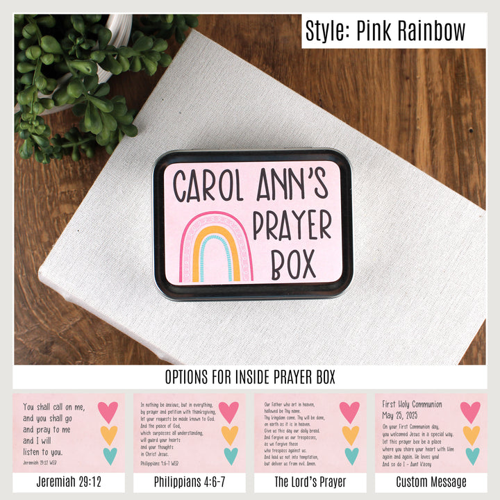 Bible Verse Gifts - Personalized Prayer Tin - inAWE Handmade Gifts, Personalized Gifts, Spiritual Gifts