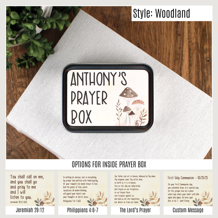 Bible Verse Gifts - Personalized Prayer Tin - inAWE Handmade Gifts, Personalized Gifts, Spiritual Gifts