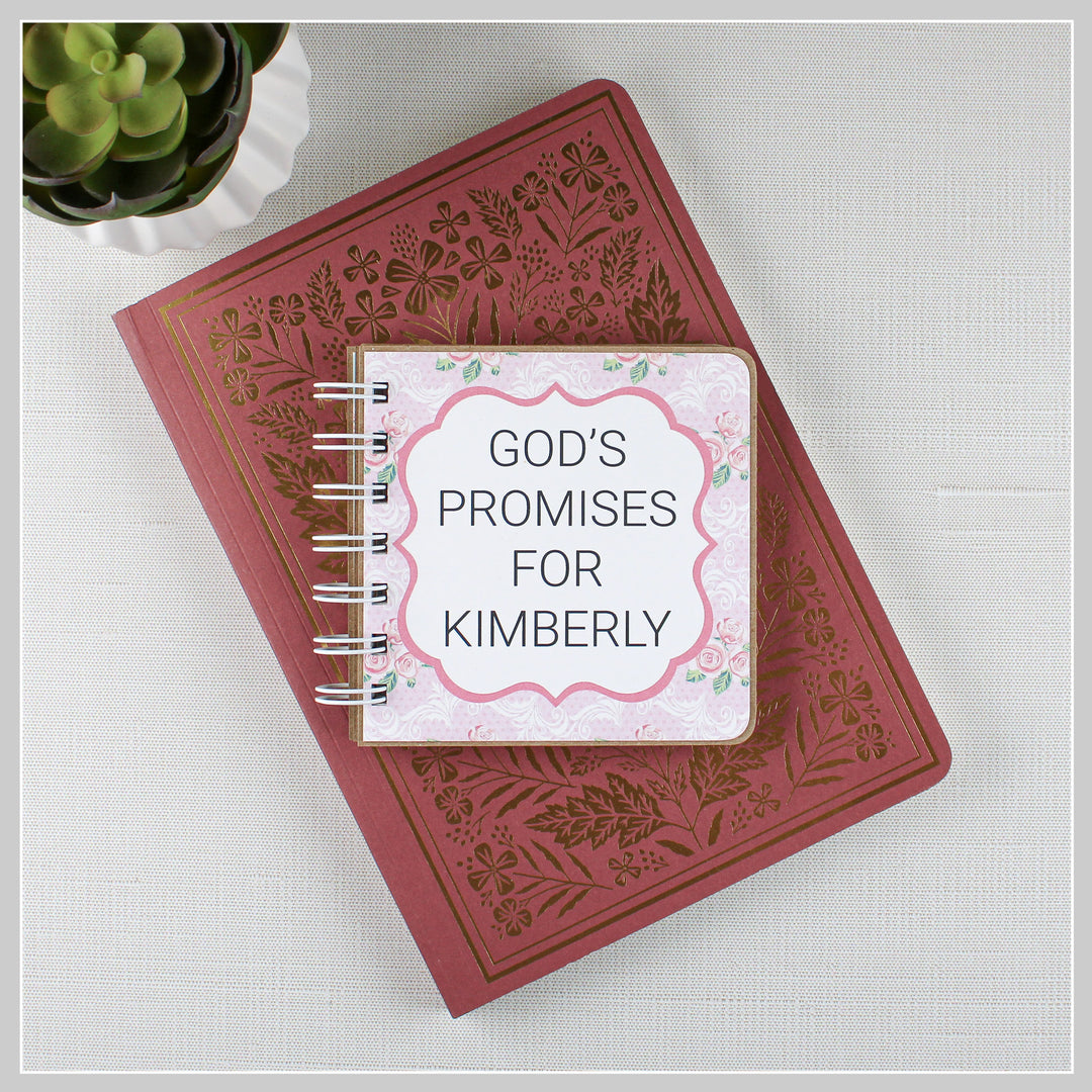 Bible Verse Book with Printed Title - Pink Chic - inAWE Handmade Gifts, Personalized Gifts, Spiritual Gifts