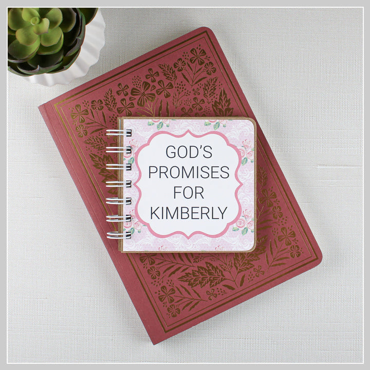 Bible Verse Book with Printed Title - Pink Chic - inAWE Handmade Gifts, Personalized Gifts, Spiritual Gifts