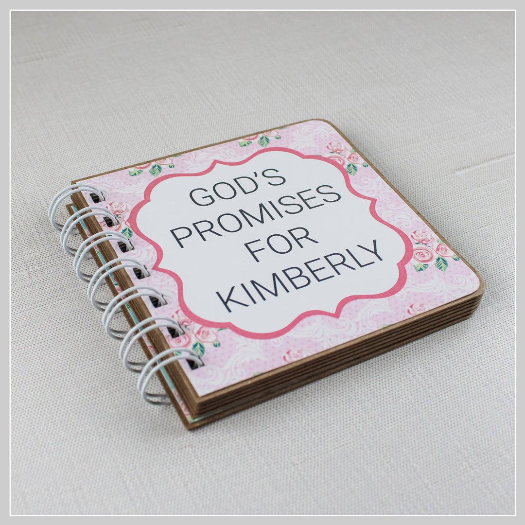 Bible Verse Book with Printed Title - Pink Chic - inAWE Handmade Gifts, Personalized Gifts, Spiritual Gifts