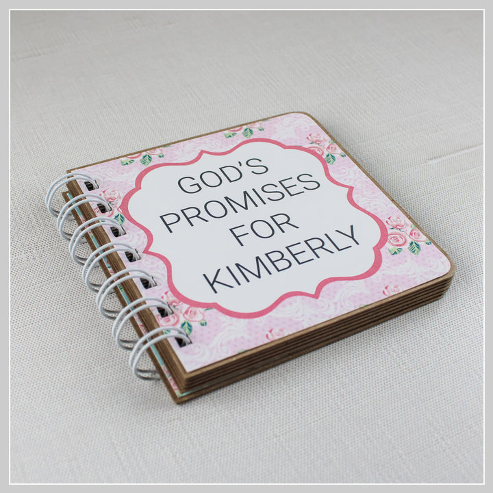 Bible Verse Book with Printed Title - Pink Chic - inAWE Handmade Gifts, Personalized Gifts, Spiritual Gifts