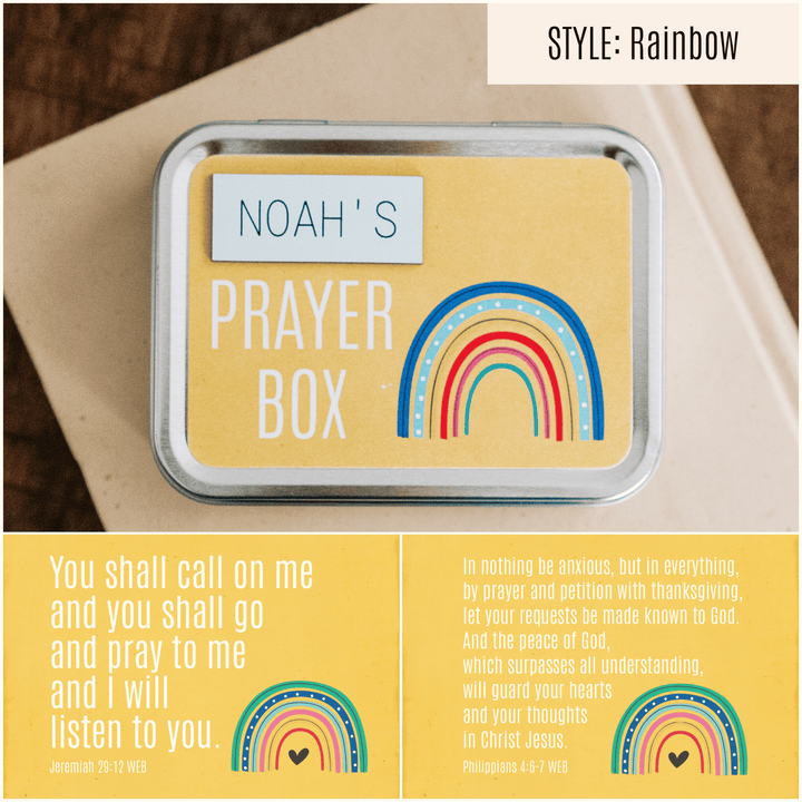 Personalized Prayer Box π Christmas Gift for Christian Teen - inAWE Handmade Gifts, Personalized Gifts, Spiritual Gifts