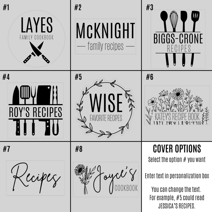 Personalized Family Recipe Book π Perfect Family Gift for Christmas π - inAWE Handmade Gifts, Personalized Gifts, Spiritual Gifts