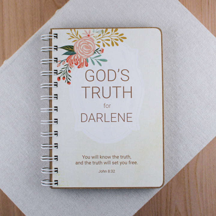 Christian Teen Girl Books - Personalized Cover with 40+ Bible Verses - inAWE Handmade Gifts, Personalized Gifts, Spiritual Gifts
