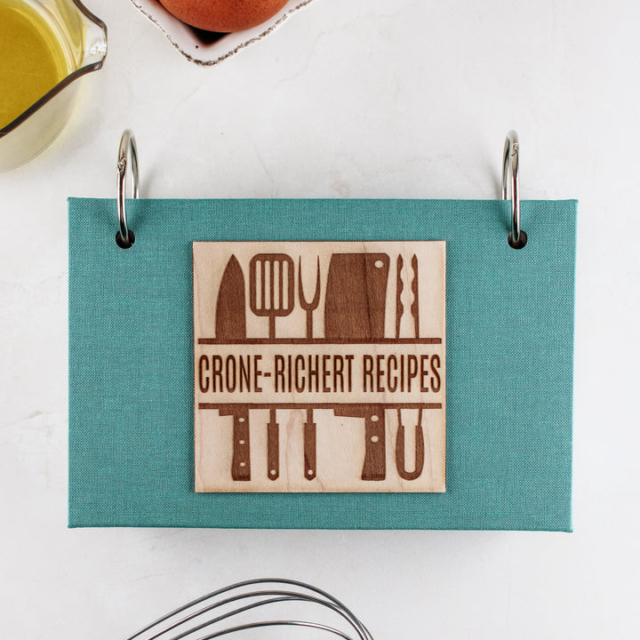 Personalized Cookbook | Custom Recipe Book with Alpha Tabs - inAWE Handmade Gifts, Personalized Gifts, Spiritual Gifts