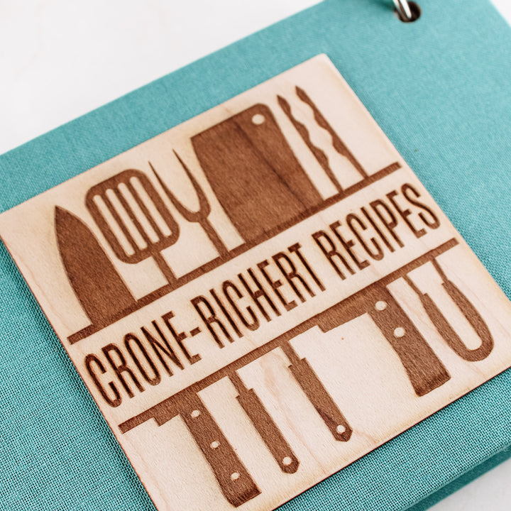 Personalized Cookbook | Custom Recipe Book with Alpha Tabs - inAWE Handmade Gifts, Personalized Gifts, Spiritual Gifts