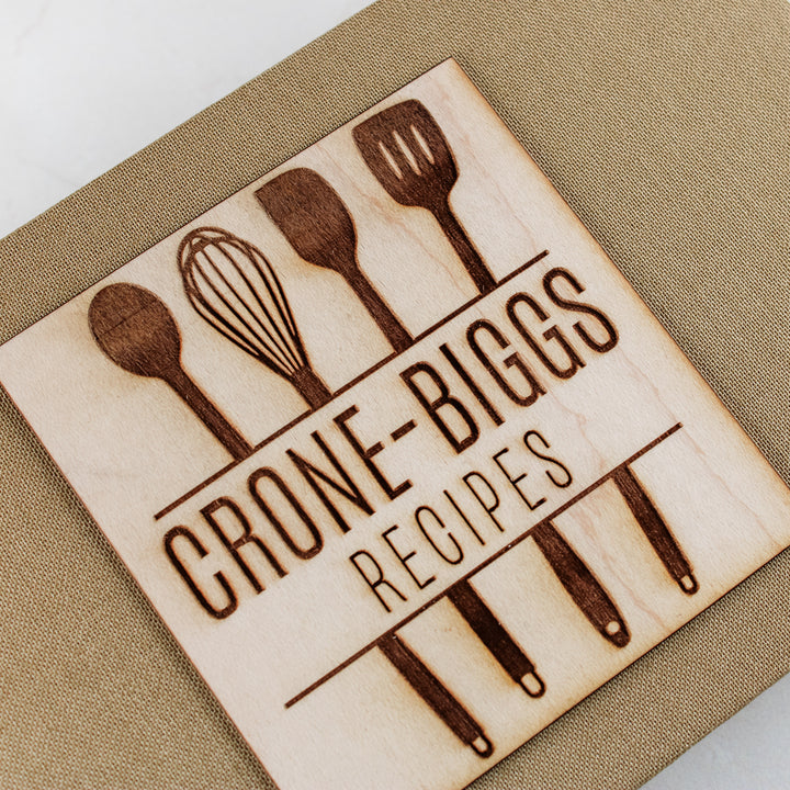 Recipe Card Holder | Personalized Recipe Book with Alpha Tabs - inAWE Handmade Gifts, Personalized Gifts, Spiritual Gifts