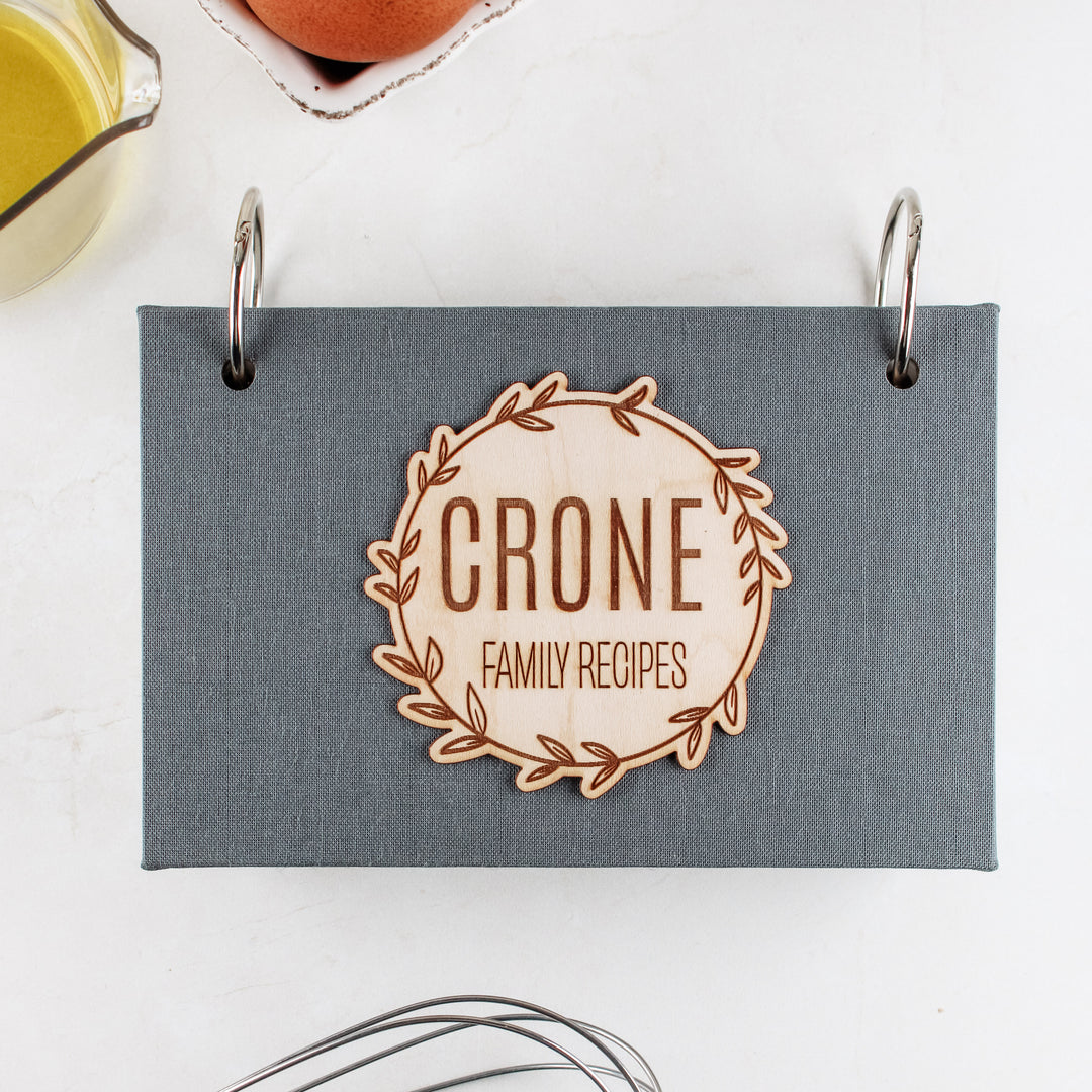 Personalized Cookbook Recipe Binder | Custom Recipe Book with Alpha Tabs - inAWE Handmade Gifts, Personalized Gifts, Spiritual Gifts