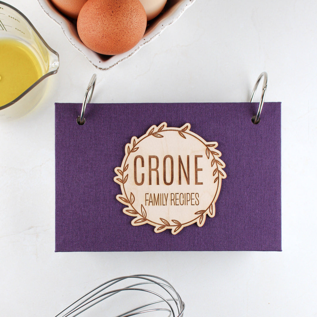 Family Recipe Book | Personalized Custom Cookbook with Alpha Tabs - inAWE Handmade Gifts, Personalized Gifts, Spiritual Gifts