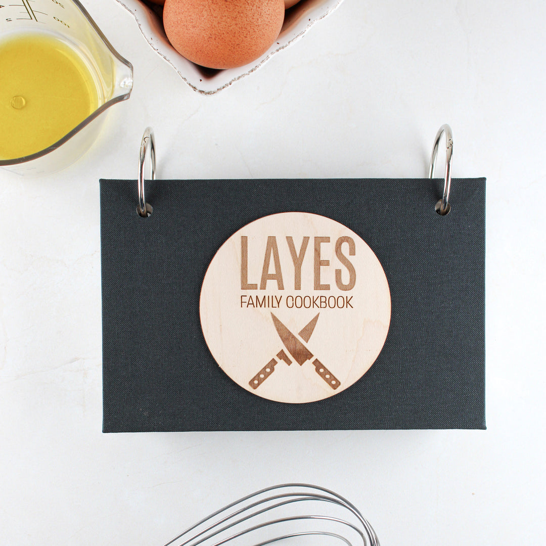 Custom Recipe Book | Personalized Cookbook with Alpha Tabs - inAWE Handmade Gifts, Personalized Gifts, Spiritual Gifts