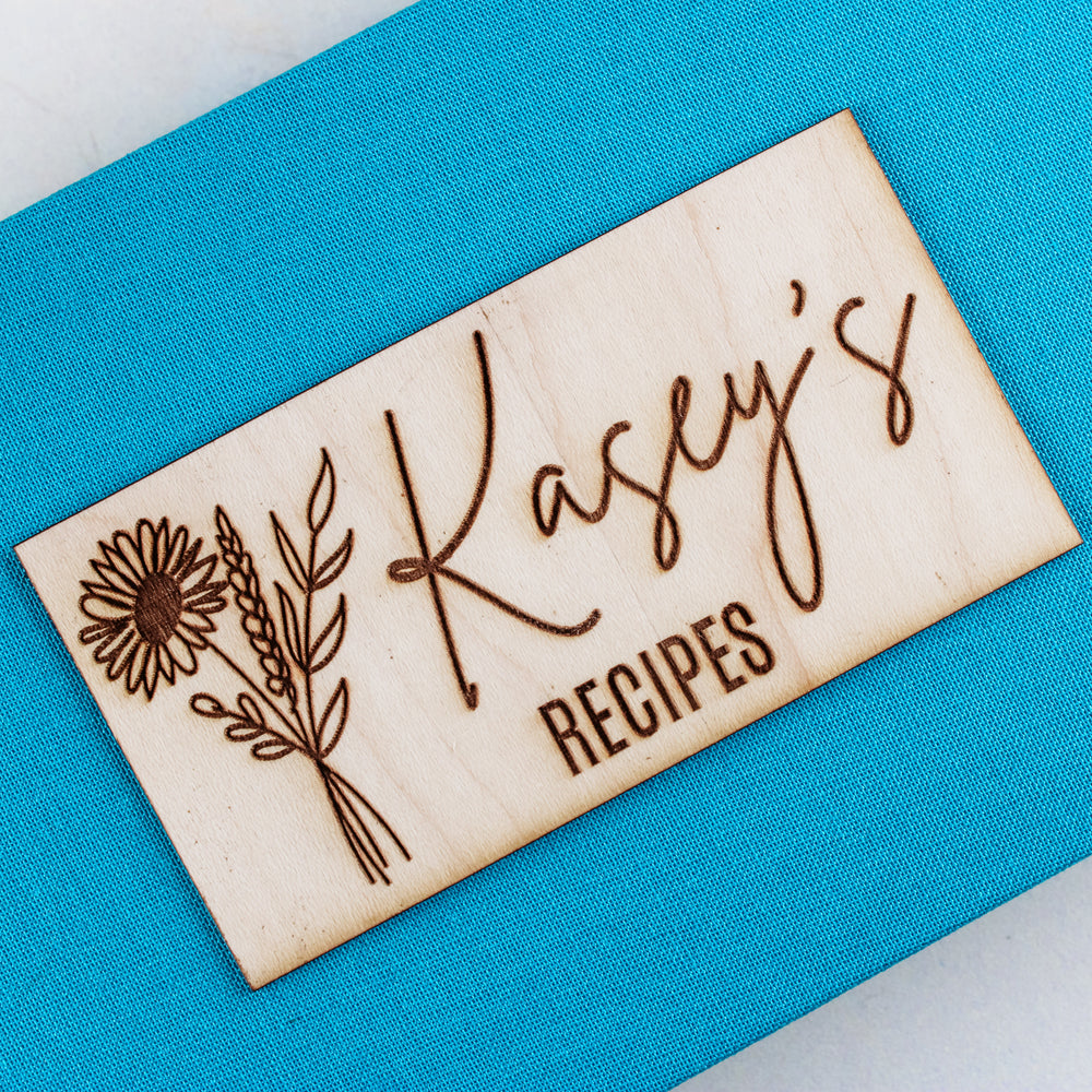 Recipe Organizer Binder | Personalized Recipe Book with Alpha Tabs - inAWE Handmade Gifts, Personalized Gifts, Spiritual Gifts