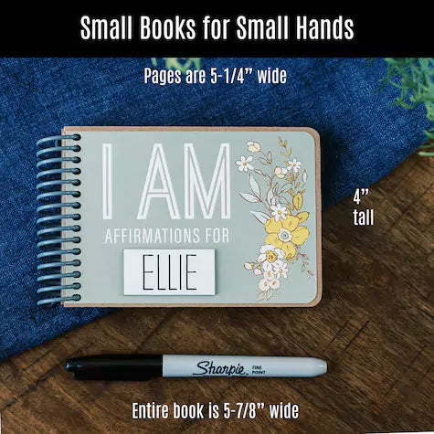 Affirmations Board Book for Kids: 'I AM' Affirmations to Create Confidence and Positive Thoughts - inAWE Handmade Gifts, Personalized Gifts, Spiritual Gifts