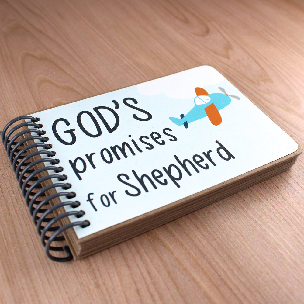 Personalized baptism gift - 7 promises of God with Bible verses for kids