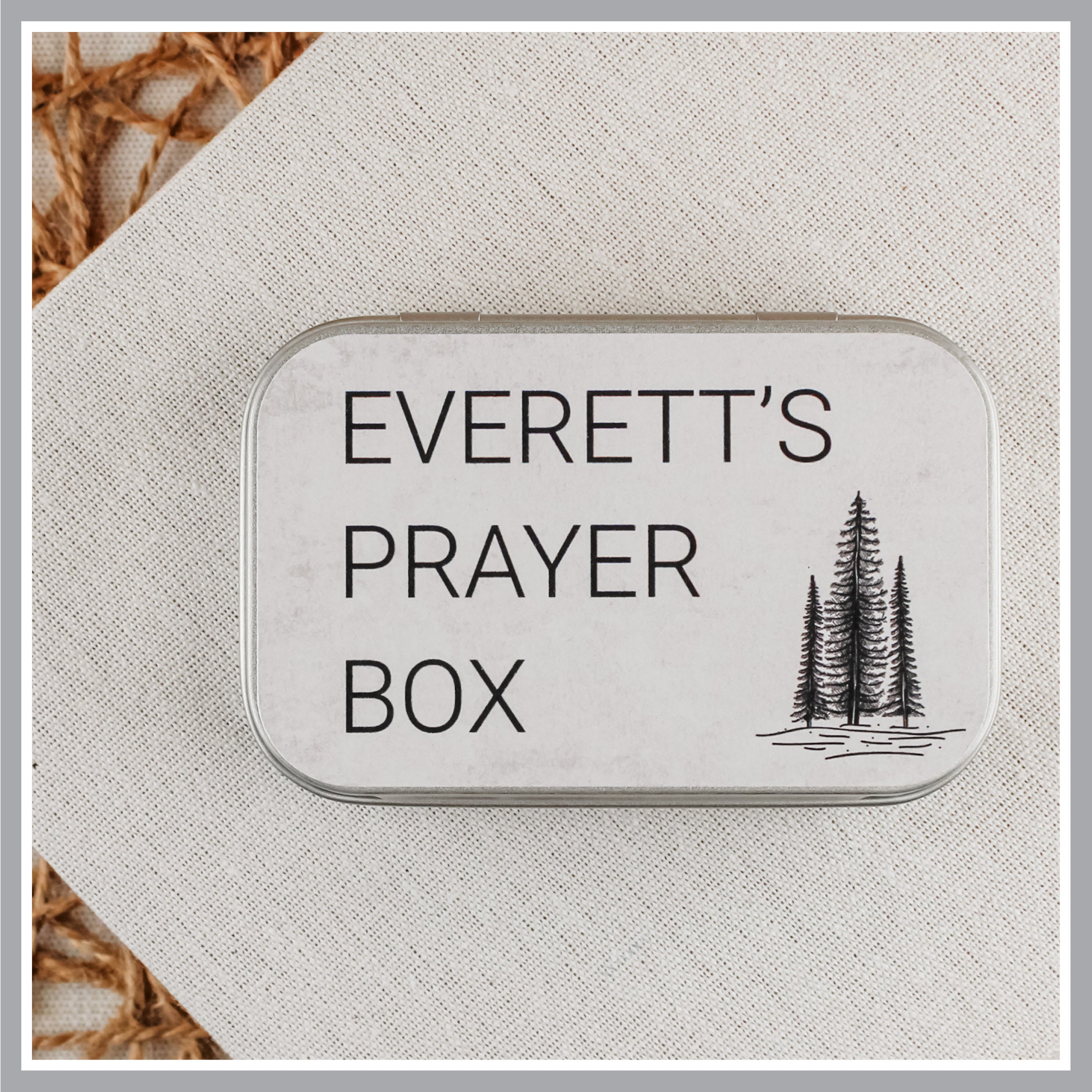Personalized Prayer Box – Baptism Gift for Boys and Godsons – inAWE
