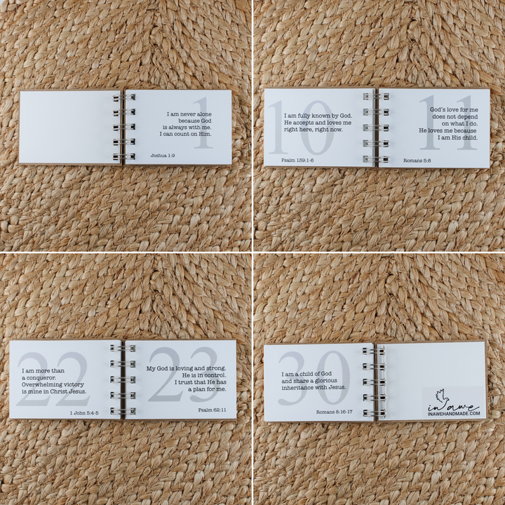 Christian Affirmation Books 📖 Bulk Christmas Gifts for Churches & Christians - inAWE Handmade Gifts, Personalized Gifts, Spiritual Gifts