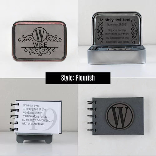 Christian Couple Gifts for Christmas - Personalized Prayer Book + Keepsake Tin - inAWE Handmade Gifts, Personalized Gifts, Spiritual Gifts