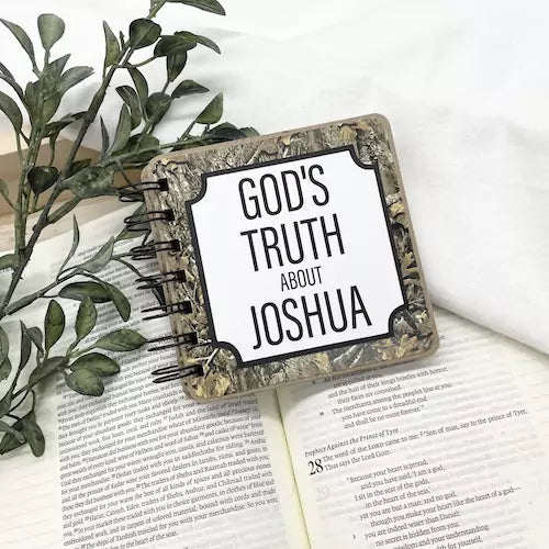 Bible Verse Book with Printed Title - Mossy Oak - inAWE Handmade Gifts, Personalized Gifts, Spiritual Gifts