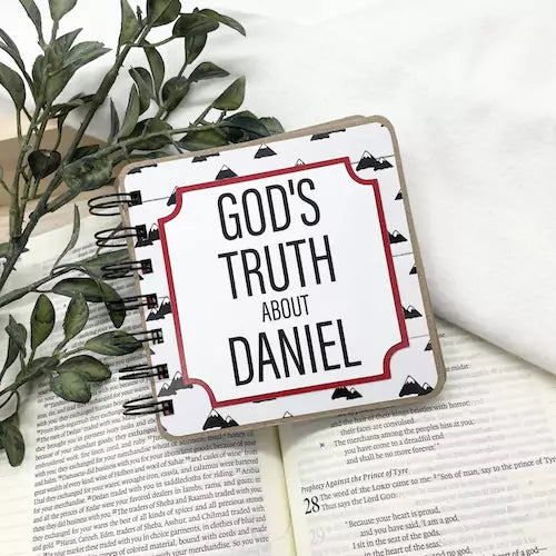 Bible Verse Book with Printed Title - Lumberjack - inAWE Handmade Gifts, Personalized Gifts, Spiritual Gifts